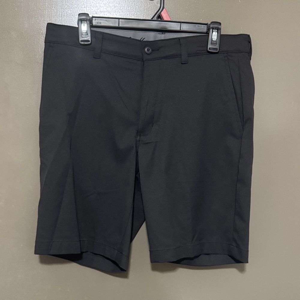Hogan Black Men's Flat Front Golf Shorts